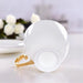 Gold Rim Bone China Coffee Cup and Saucer Set