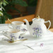 British Iris flower Porcelain Tea Set-5