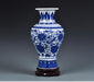 Blue Twig Lotus Porcelain Vase - HauSweet