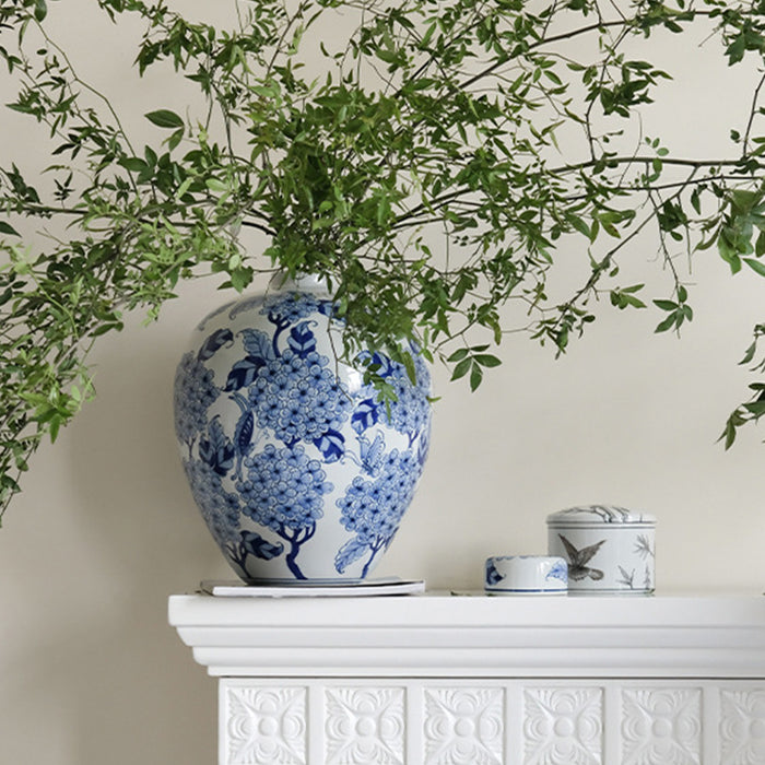 Home Decorative Blue and White Porcelain Vase