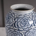 Hand-Painted Blue Flower Ceramic Vase-8
