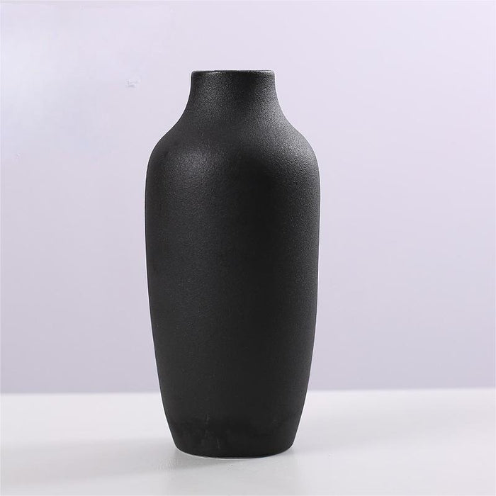 Nordic Style Simple Solid Color Ceramic Vase-9
