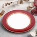 Red Modern Bone China Dinnerset with Coffee Cup,Dinner Plate-7