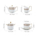 Modern Gold Trim Ceramic Tea Set-4