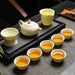 Gem Luster Yellow Glazed Jade Kung Fu Tea Set-3