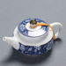 Blue and White Flower Ceramic Kung Fu Tea Set-3