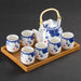 Chinese Classical Flower Kung Fu Tea Set-4