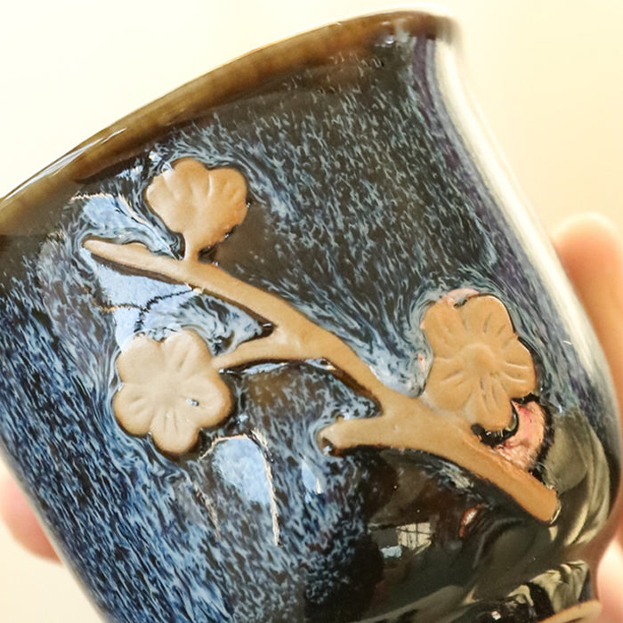 Japanese Plum Blossom Ceramic Tea Set