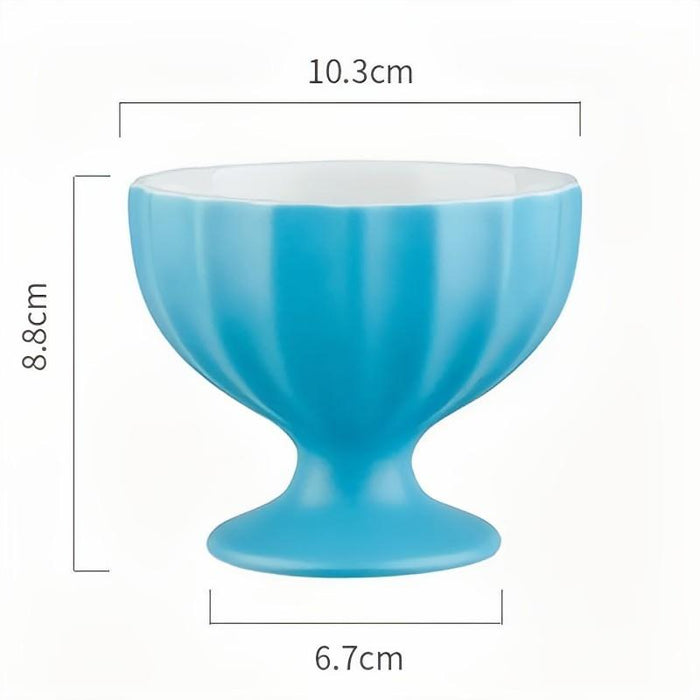 Ceramic Ice Cream Cup Goblet-5