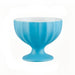Blue Ceramic Ice Cream Cup Goblet