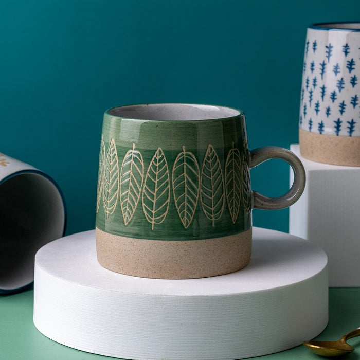 Vintage Ceramic Underglaze Mug
