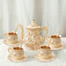 European Rose Ivory Porcelain Coffee Set-7