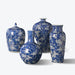Hand-Painted Plum Blossom Blue and White Porcelain Vase