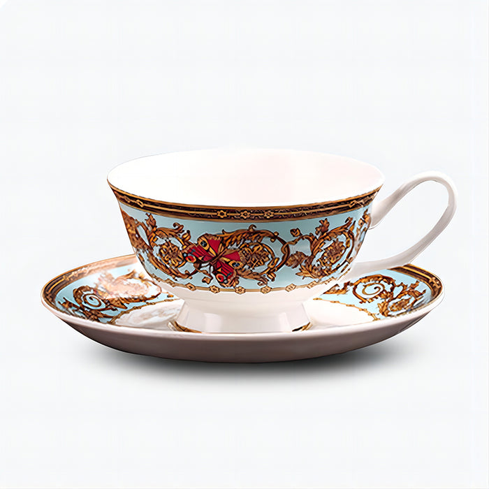 Butterfly Bone China Dinnerset with Coffee Cup,Dinner Plate