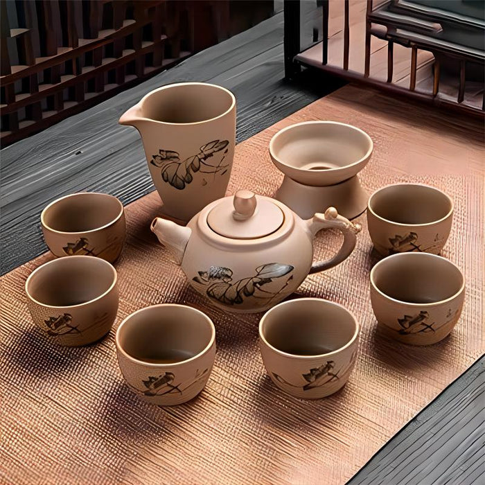 Chinese Creative Ceramic Kung Fu Tea Set