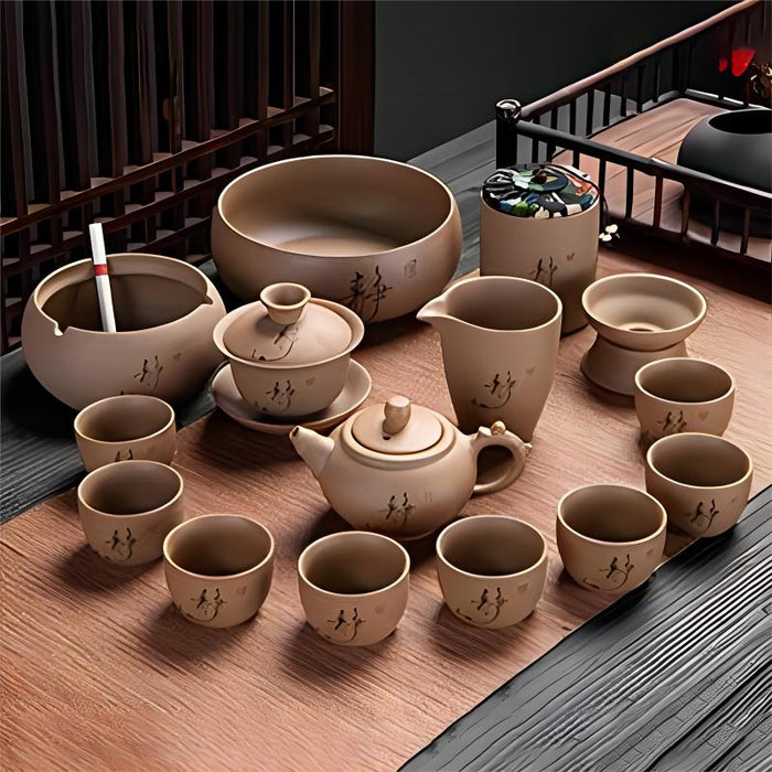 Chinese Creative Ceramic Kung Fu Tea Set