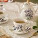 British Iris flower Porcelain Tea Set-3
