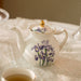 British Iris flower Porcelain Tea Set-4