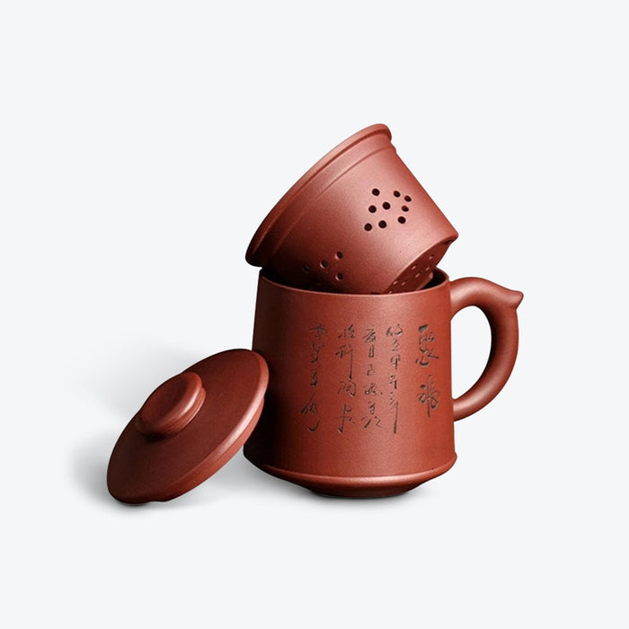 Purple Clay Ceramic Tea Cup - HauSweet