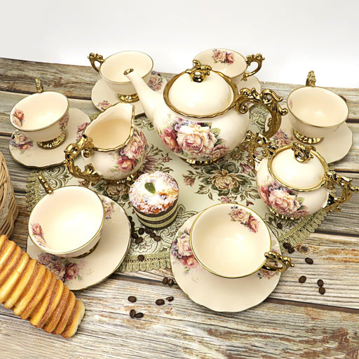 15 Pieces British Porcelain Tea Sets - HauSweet
