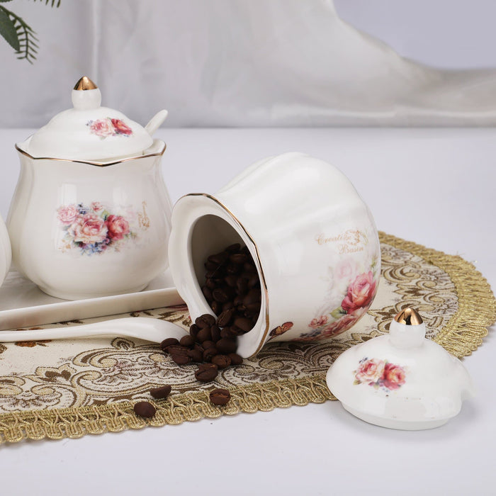 Flower Ceramic Sugar Bowls - HauSweet