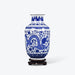 Blue Porcelain Flower Vase - HauSweet
