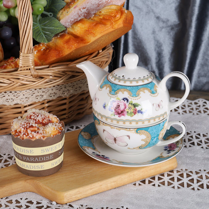 English Rose Porcelain Tea Set - HauSweet