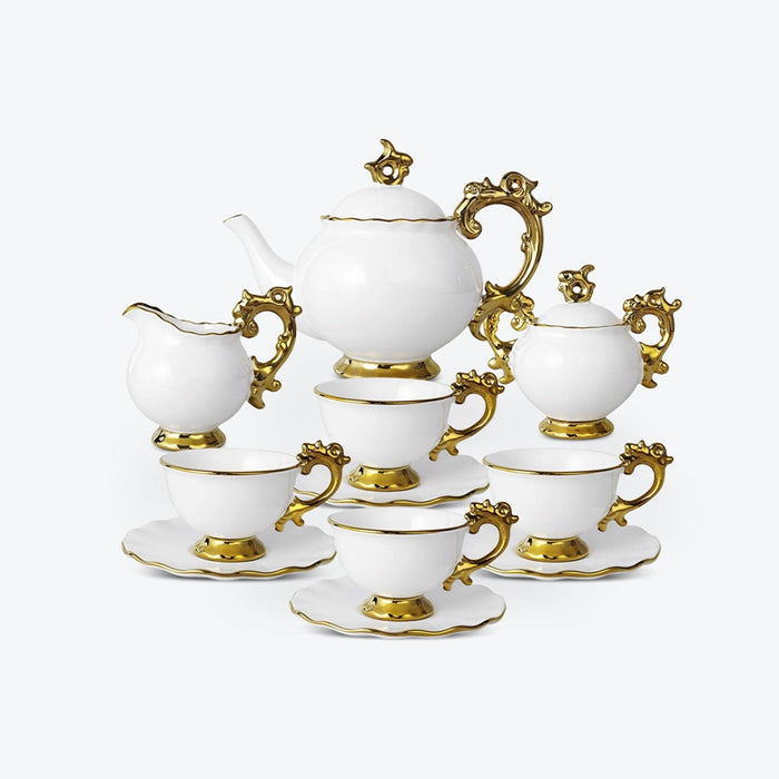15 Pieces British Porcelain Tea Set