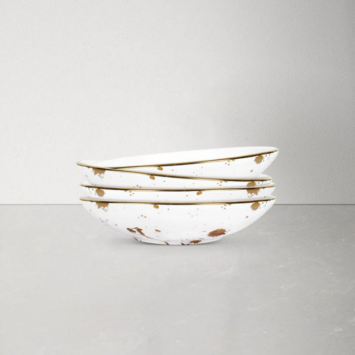 Marble Porcelain Pasta Bowl Set