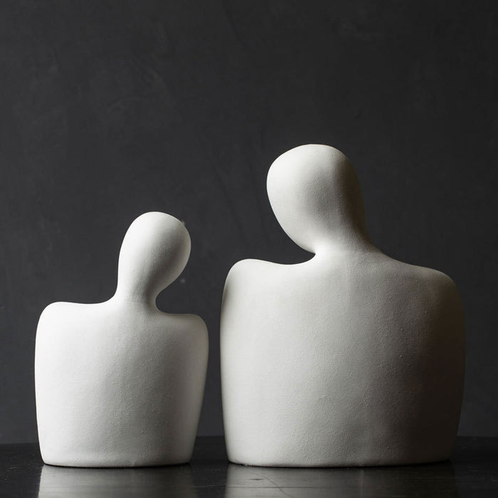 Modern Abstract Art Couple Sculpture
