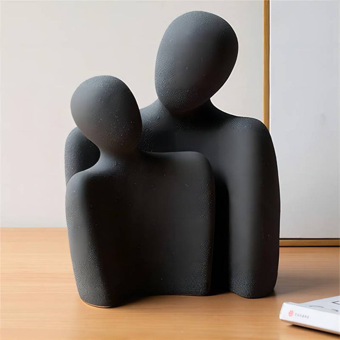 Modern Abstract Art Couple Sculpture