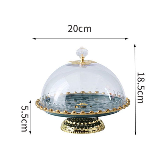 European Cake Plate with Cover