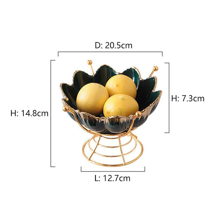 Small Fruit Plate with Stand