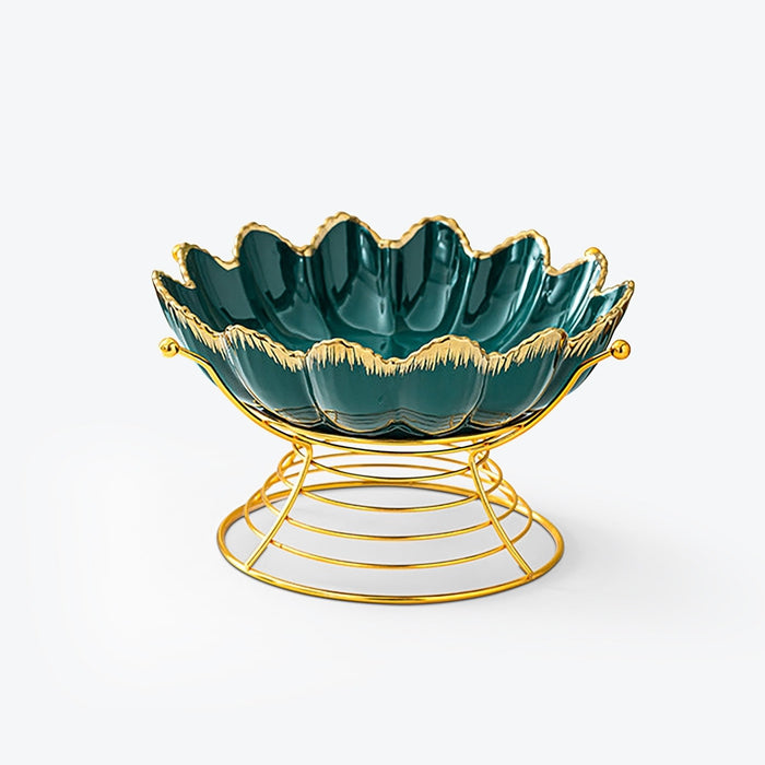 Large Fruit Bowl with Stand