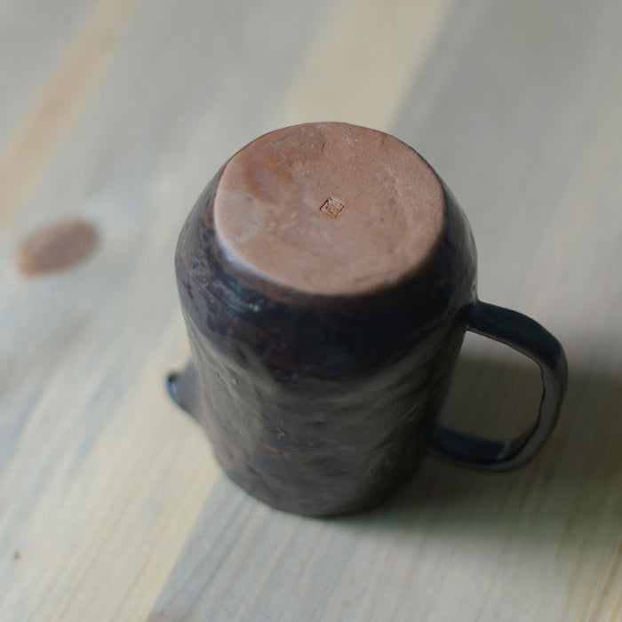 Japanese Retro Handmade Coffee Pot Cups Saucer Set
