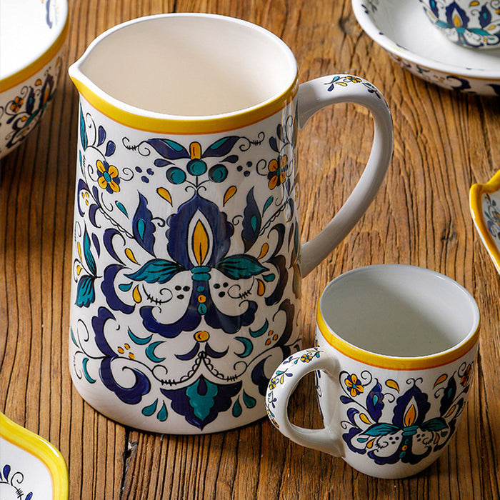 European Court Style Ceramic Mugs Ceramic Pots Set