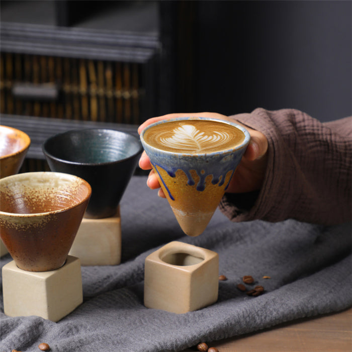 Creative Japanese Rough Pottery Retro Coffee Cup