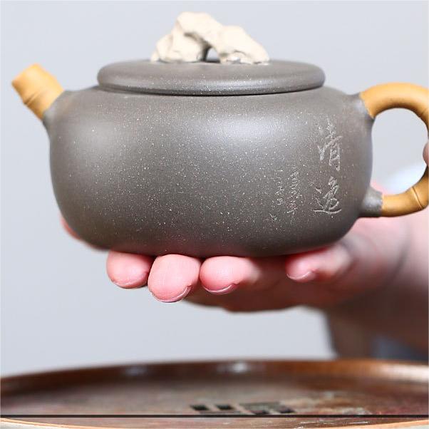 Yixing Handmade Taihu Stone Zisha Teapot