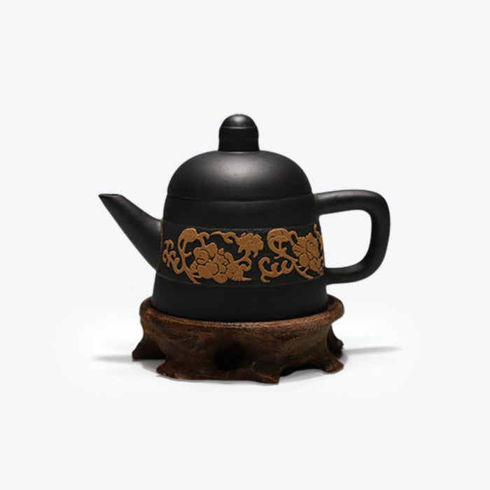 Black Clay Golden Bell Tea Pot
