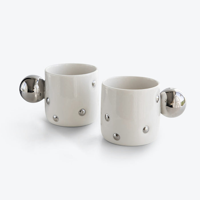 Electroplated Thumbtack Ceramic Cup