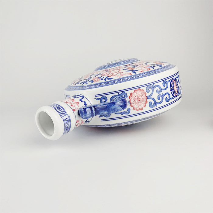 Vintage Style Enamel Porcelain Vase