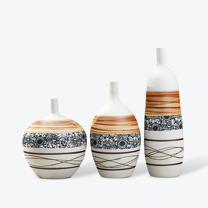 Japanese Style Texture Ceramic Vase