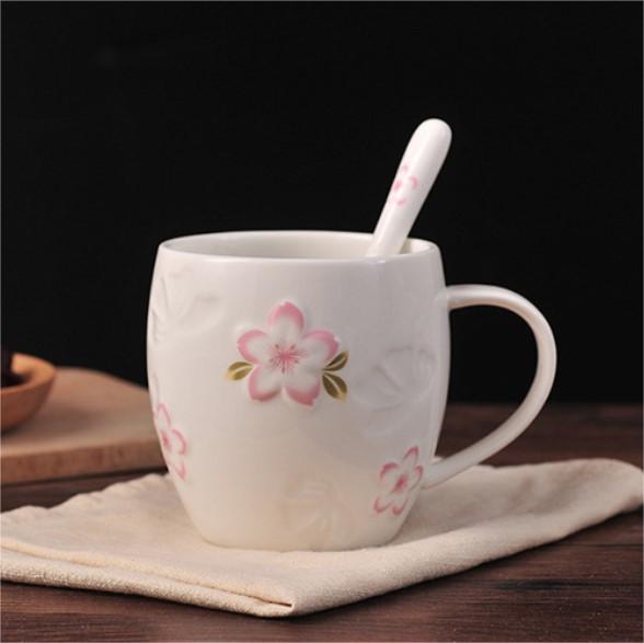 Sakura Ceramic Coffee Cup