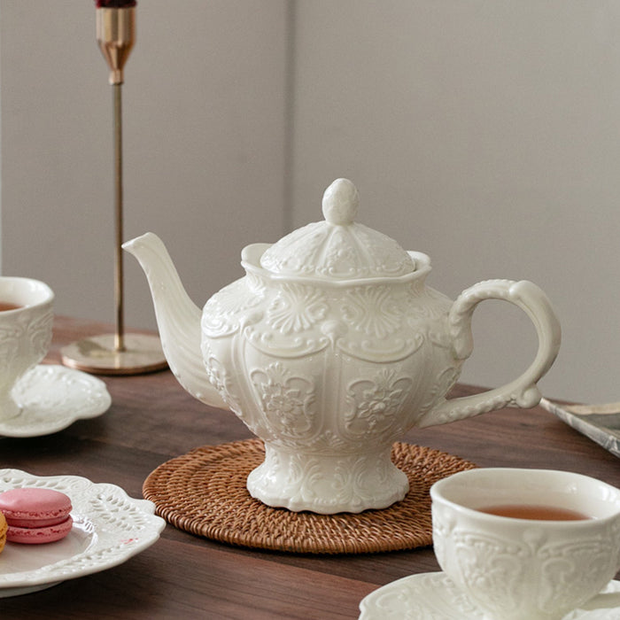 Iris Palace Sculpture Tea Set