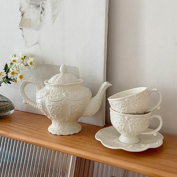 Iris Palace Sculpture Tea Set