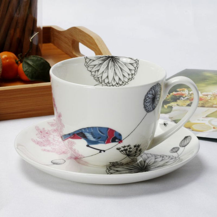 Japanese Bird Bone China Tea Set