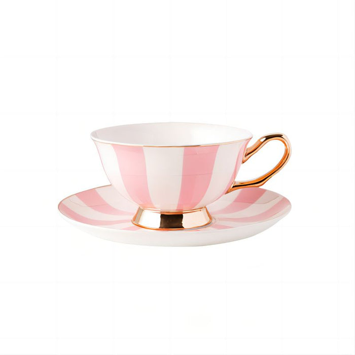 Pink Storm Polka Dot Coffee Set