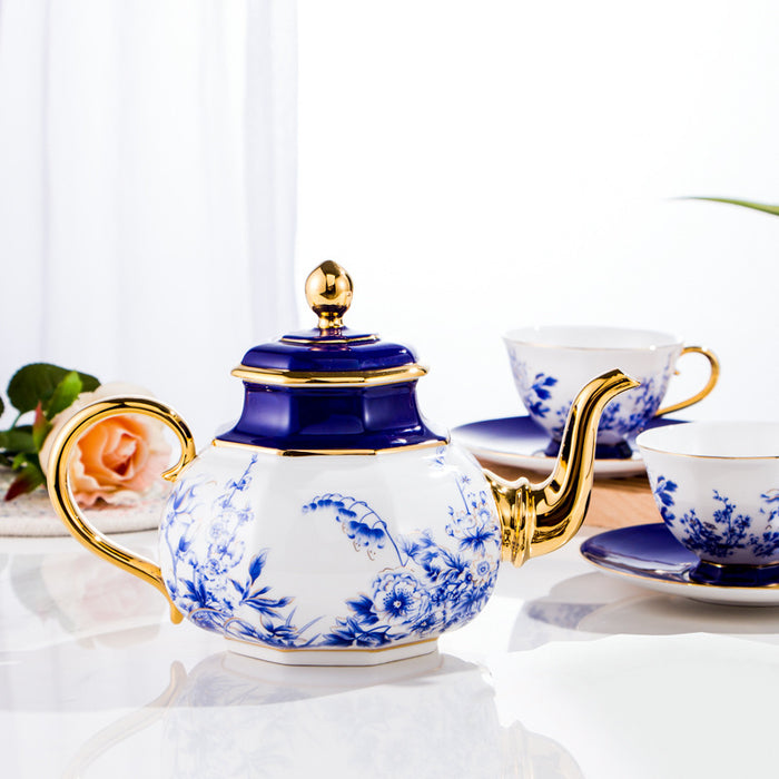 Golden Edged Bone China Tea Set