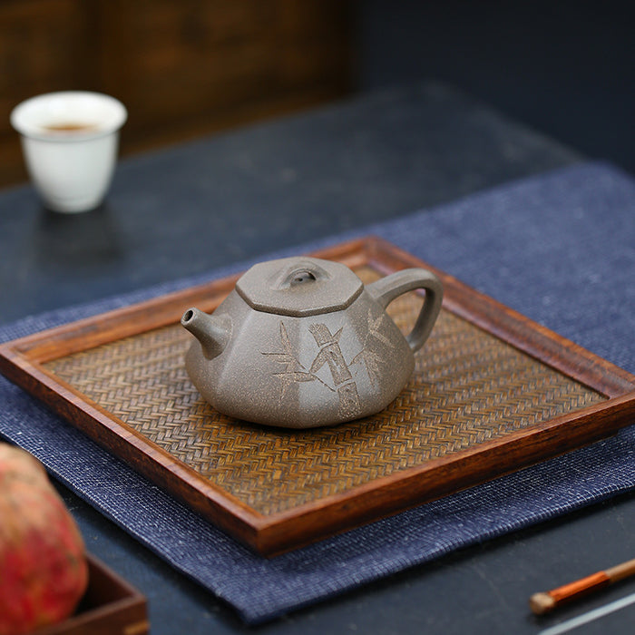 Bamboo Shi Piao Yixing Zisha Teapot