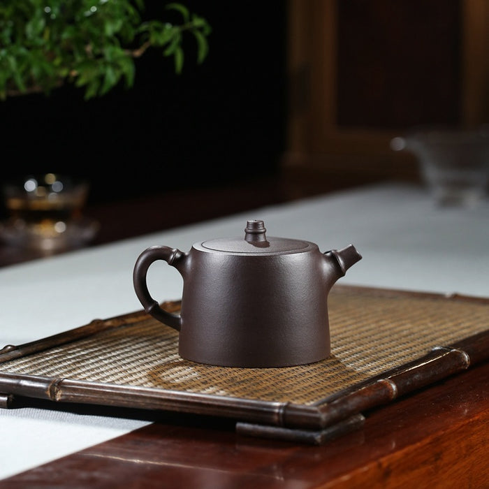 Chinese YiXing Zisha Handmade Handuo Teapot
